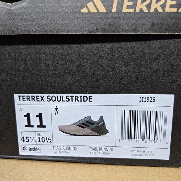 New Adidas Terrex Soulstride Men's Trail Running Shoes Size 11 - Picture 8 of 8